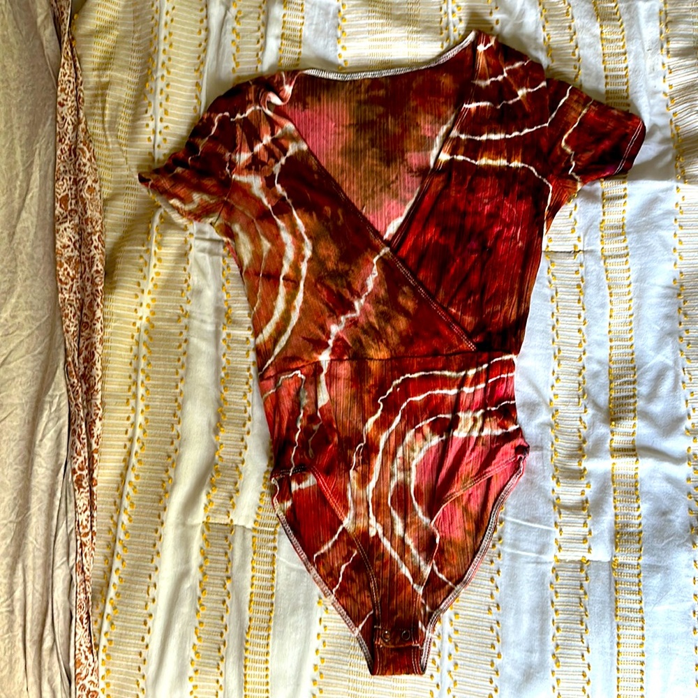 Tye dye body suit